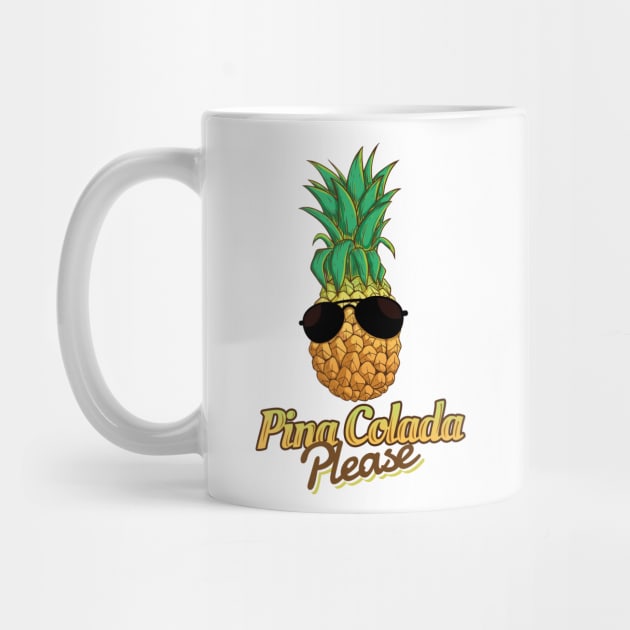 'Pina Colada Please Pineapple' Pina Colada Gift by ourwackyhome